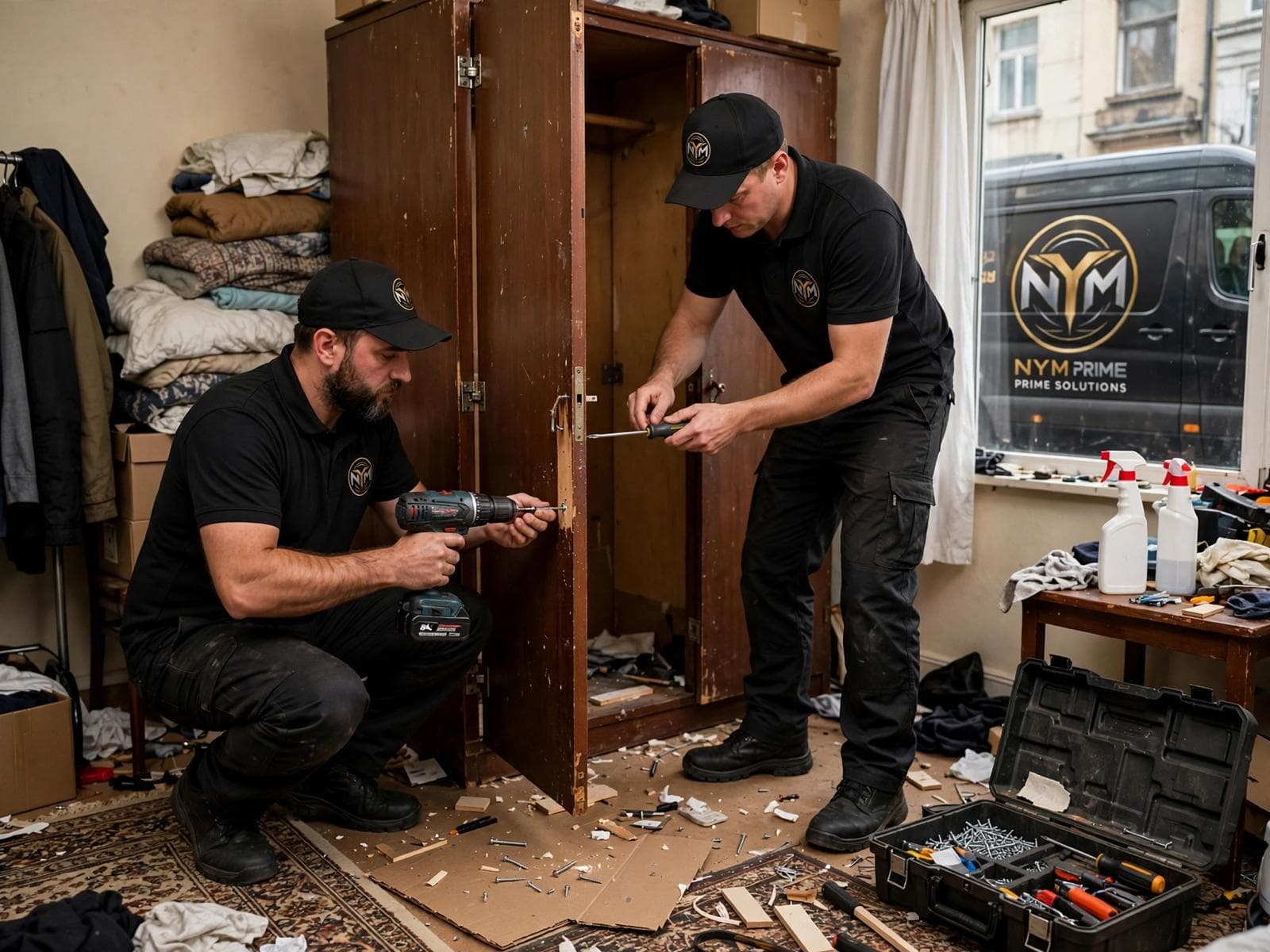 Professional assessment before a furniture removal and property clearance assignment