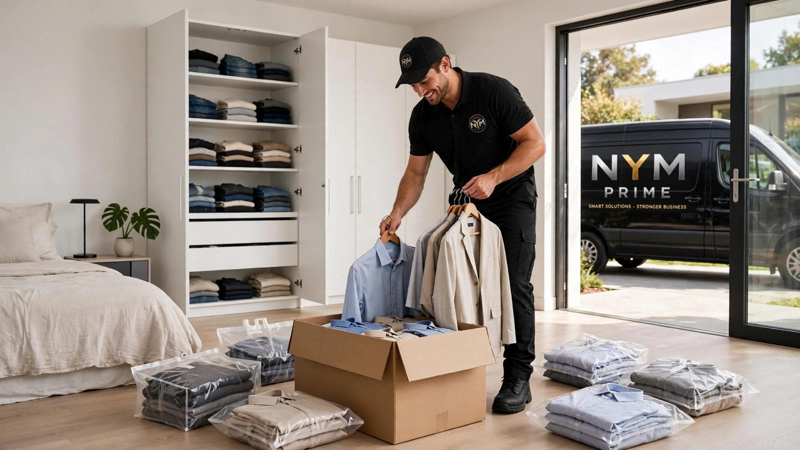 Professional assessment before a packing and moving assistance assignment